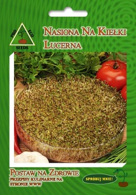 NASIONA LUCERNA ALFALFA na kiełki