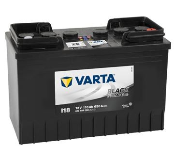 BATERÍA 110AH/680A P+ / I18 - BLACK  