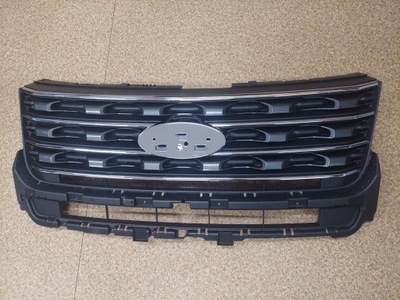 Ford explorer 2016-2017 решётка радиатора решётка радиатора + хром накладки nowa фото №1