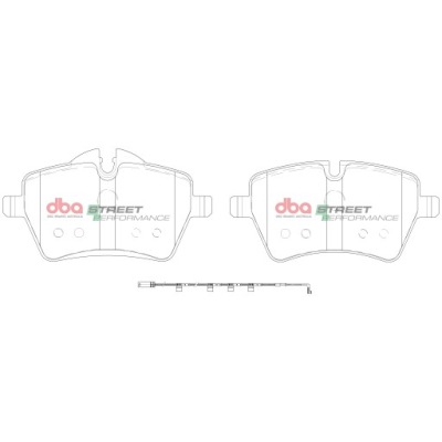 PLAQUETTES AVANT DBA STREET MINI R50 R52 R53 R55 R57 R59 R60 R61 DB2052SP 