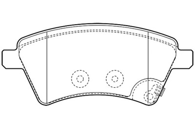 VALEO КОЛОДКИ ТОРМОЗНЫЕ FIAT SEDICI 06-