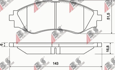 КОЛОДКИ ГАЛЬМІВНІ DAEWOO LANOS 1,6 99-