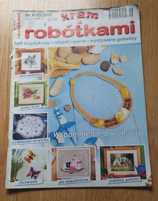 Kram z robótkami nr 9-10/2012, haft krzyżykowy