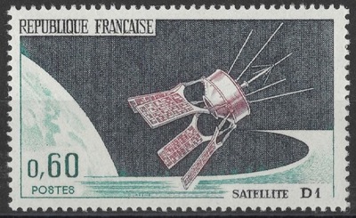 Francja - kosmos** (1966) SW 1532