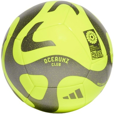 Piłka nożna adidas Oceaunz Club Ball żółto-szara R. 3