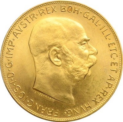 Austria, 100 koron 1915 FRANCISZEK JÓZEF st. 1