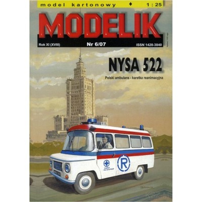 Modelik 6/07- NYSA 522 ambulans reanimacyjny 1:25