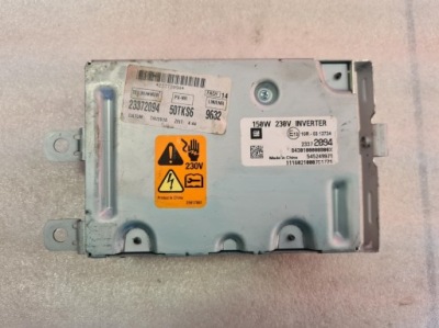 Преобразователь тока 230v opel insignia 23372094 фото №1