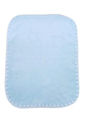 KOCYK dla LALKI niebieski PUSZYSTY, GWIAZDKI