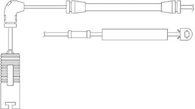 Quick brake ws0200b датчик износа тормозных колодок фото №1