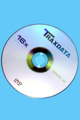 Płyta DVD w kopercie z oknem Traxdata DVD-R 4,7 GB