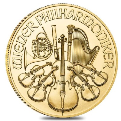 Złota moneta Wiedeńscy Filharmonicy 1 oz 2022