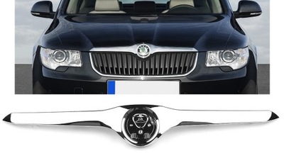 Listwa maski chrom nakładka na grill Skoda Superb II 3T 08-13 sedan kombi