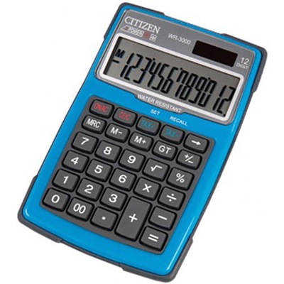 Kalkulator Wodoodporny Citizen Wr-3000 152x105mm N
