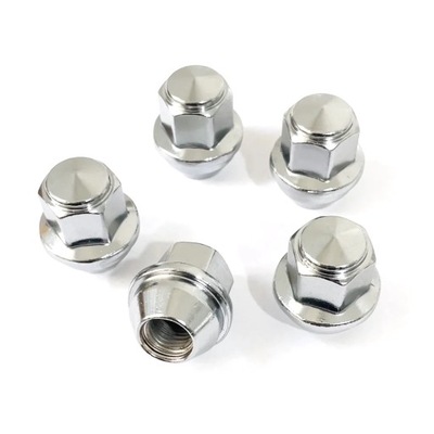 5PCS/LOT CAR CROMO WHEEL LUG NUTS PARA FORD FOUCS MK3 MONDEO KUGA ES~22891  