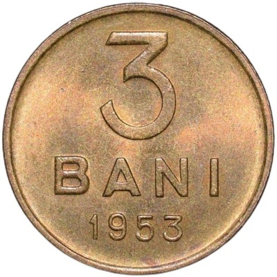 Rumunia 3 bani 1953