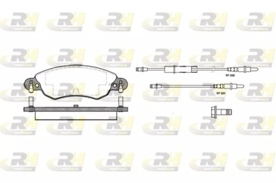 TRINKELĖS STABDŽIŲ CITROEN C5 17.5MM WVA23276 ZE SRUBAMI VNT. ROADHOUSE 