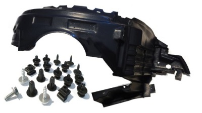 Citroen c1 peugeot 107 подкрылок передние + клипсы l фото №1