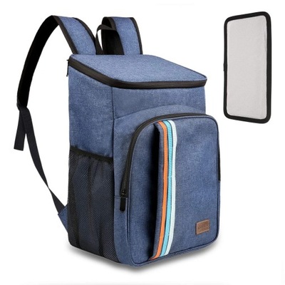 Niebieski plecak termiczny 30L