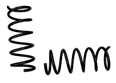 2x пружины задняя do fiat panda ii 2003-2012 комплект nowe !!! фото №1