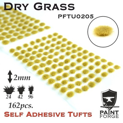 Paint Forge kępki trawki Dry Grass 162sztuk / 2mm