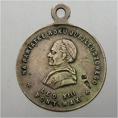 Medalik pamiątkowy1901z okazji roku jubileuszowego