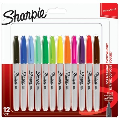 Marker Sharpie Fine 12 kolorów