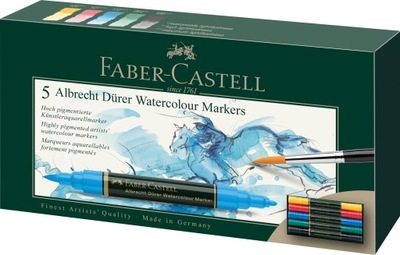 FABER-CASTELL Pisaki akwarelowe A. Durer 5 kolorów