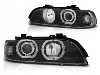 ФОНАРИ BMW E39 95-03R БЕЛЫЕ RINGI LED (СВЕТОДИОД ) DEPO BLACK