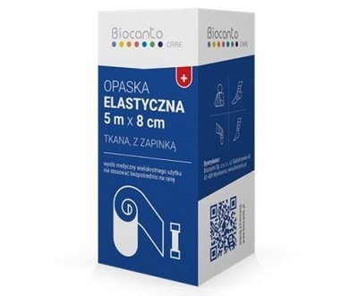 BIOCANTO OPASKA ELASTYCZNA z ZAPINKĄ 5m x 8cm