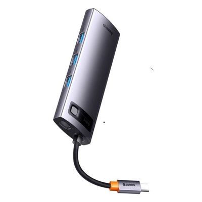 HUB BASEUS USB-C DO HDMI 3XUSB 3.0 USB-C PD RJ45