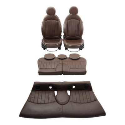 Mini r57 cabrio сиденья комплект sport кожа коричневая фото №1