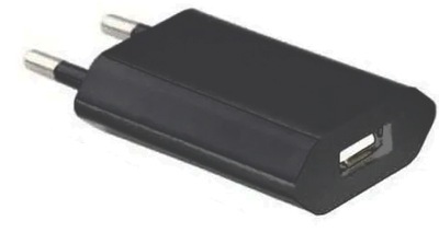 Ładowarka sieciowa USB 5V 1A czarna