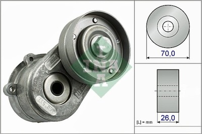 INA 534 0448 10 НАТЯЖИТЕЛЬ, РЕМЕНЬ ПОЛИКЛИНОВЫЙ ПОЛИКЛИНОВЫЙ