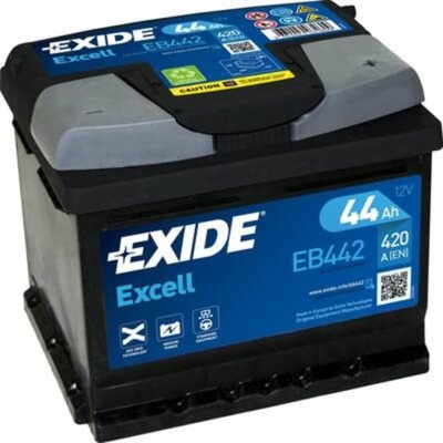 АКУМУЛЯТОР EXIDE EXCELL EB442 44AH 420A P+