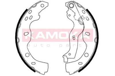 ZAPATAS DE TAMBOR DE FRENADO KAMOKA JQ202060  