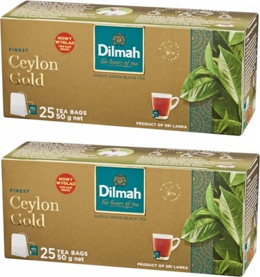 Herbata czarna Dilmah Ceylon Gold 50szt