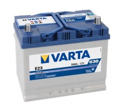 Акумулятор varta 70ah/630a p+ / e23 - blue dynamic фото №1