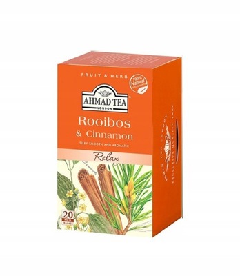 Ahmad Rooibos Cinnamon herbata 20 torebek
