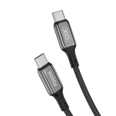 XO KABEL NB-Q180B PD USB-C/USB-C 60W 1m Czarny