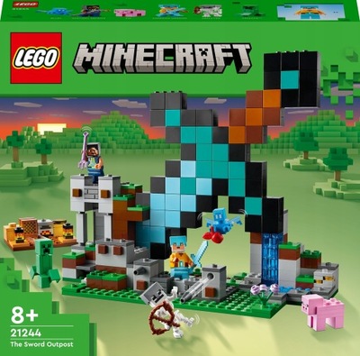 LEGO Minecraft 21244 LEGO Minecraft Bastion miecza 21244