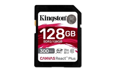 Karta SD Kingston Canvas React Plus 128 GB