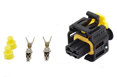 Штекер колодка форсунки z/2 jpt common rail фото №1