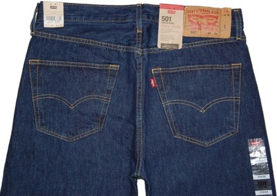 LEVIS 501 33/34 W33 L34 STRAIGHT 0115 pas 86 cm