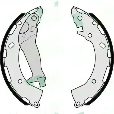 Тормозные колодки тормозные задняя 09450 lpr hyundai accent фото №1