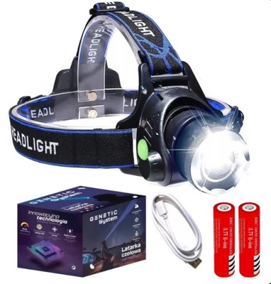 LATARKA czołowa CZOŁÓWKA dioda led T6 z zoom MOCNA