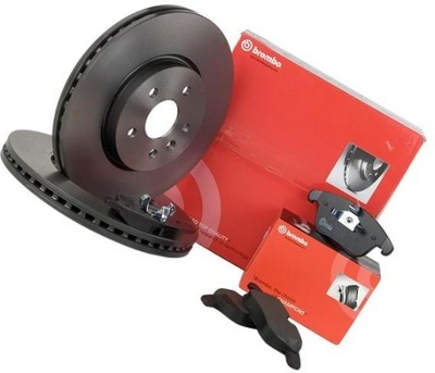 BREMBO TARCZE+KLOCKI ПЕРЕД VW GOLF III IV 256MM