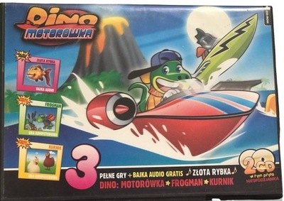 DINO MOTORÓWKA FROGMAN KURNIK PC CD-ROM