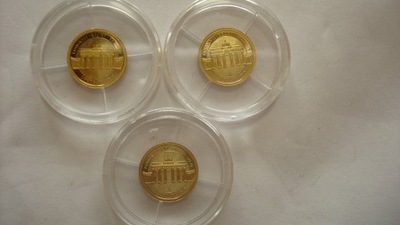 3 x Medal mein Deutchland złoto