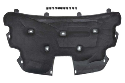 Шумоізоляція капот двигуна ford focus ii fl 08- фото №1